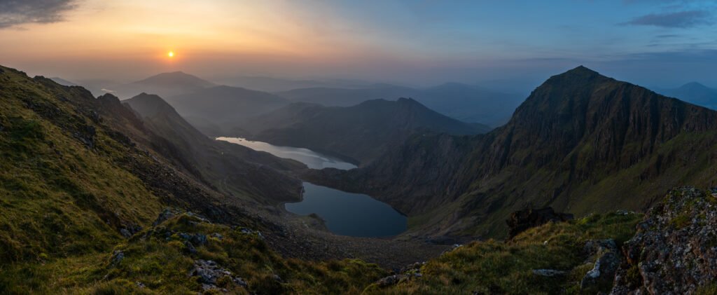 Snowdon Sunrise at Snowdon, Snowdonia, Wales — fine art landscape photography print by Liam Hancox