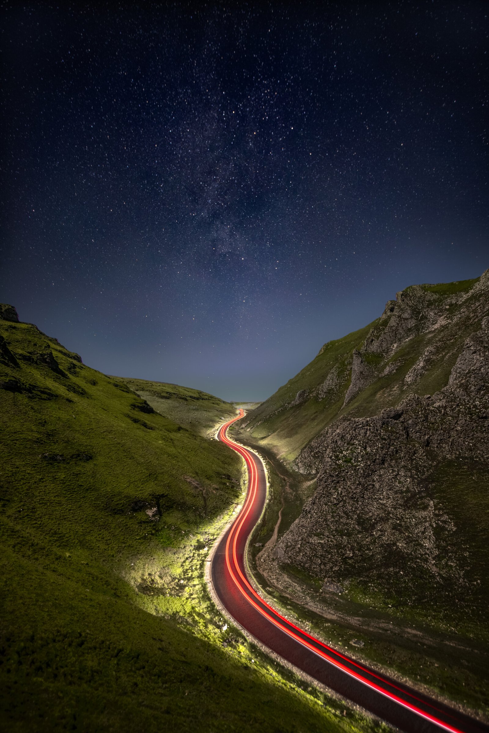 Winnats Pass at Winnats Pass, Derbyshire — fine art landscape photography print by Liam Hancox