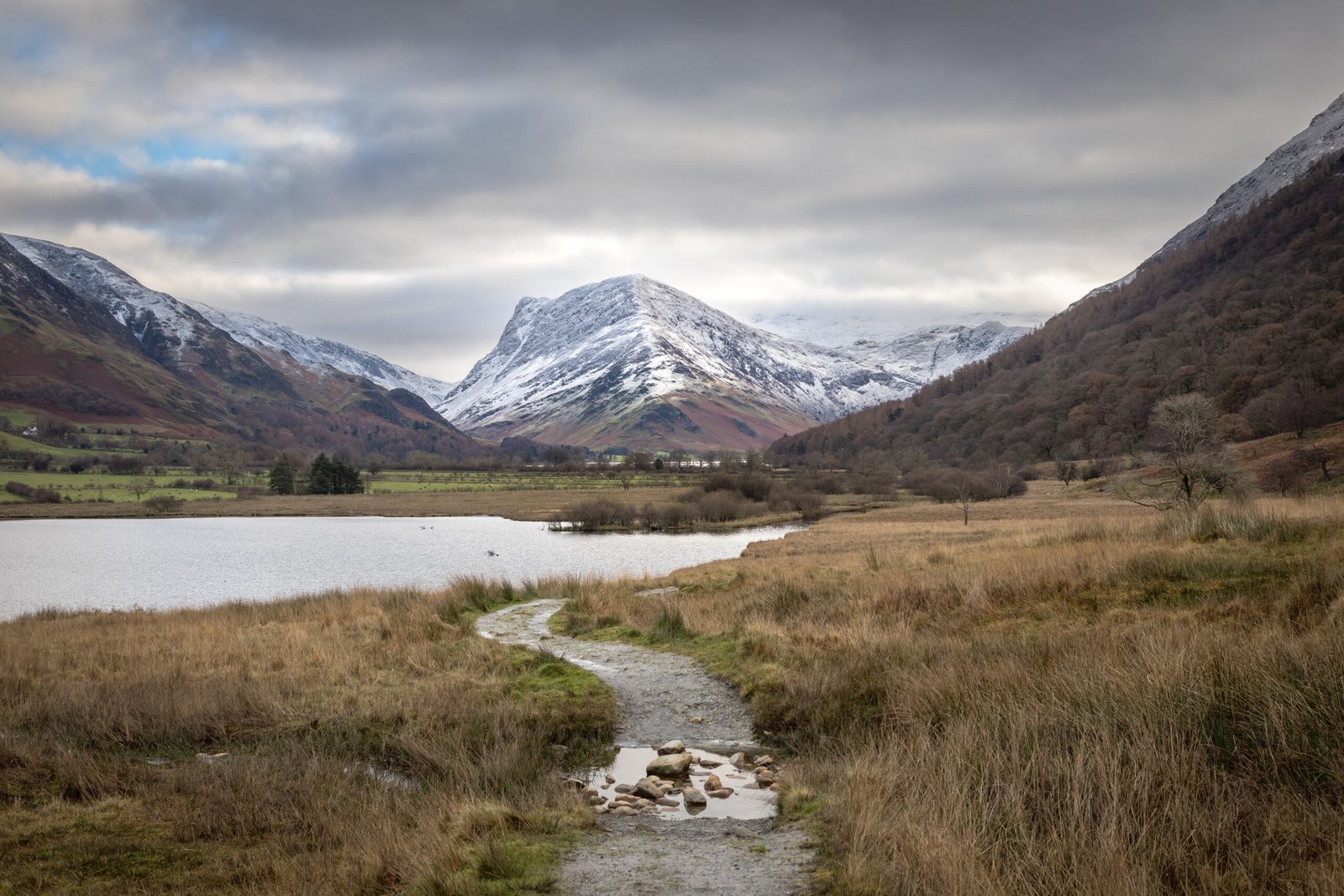 Fleetwith pike at Fleetwith Pike, Lake District — fine art landscape photography print by Liam Hancox
