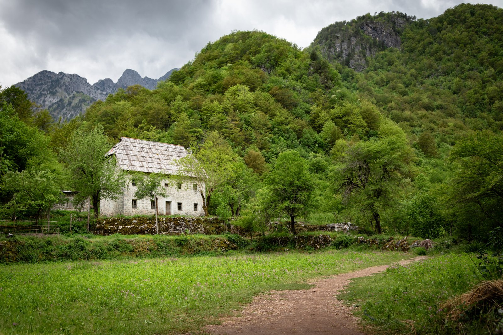 Mansion in the Mountains at Scottish Highlands — fine art landscape photography print by Liam Hancox